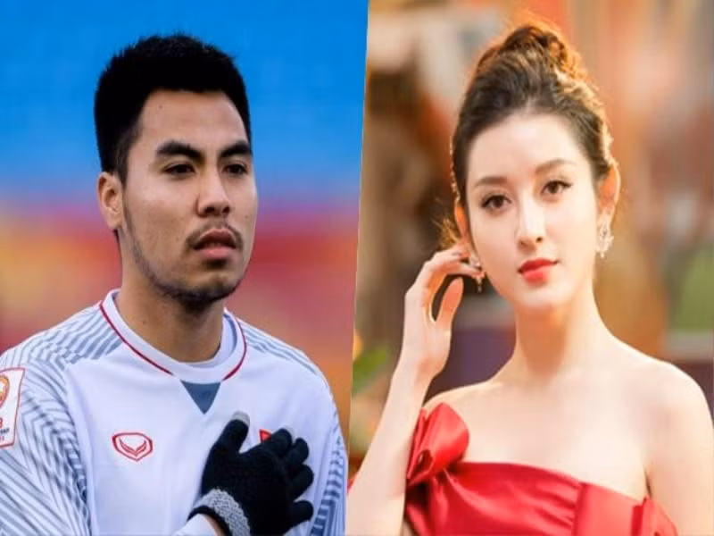 Năm 2020, nàng á hậu sinh năm 1995 vướng tin đồn tình cảm với cầu thủ Đức Huy. Huyền My nhanh chóng phủ nhận nghi vấn này. Ảnh: Saostar.