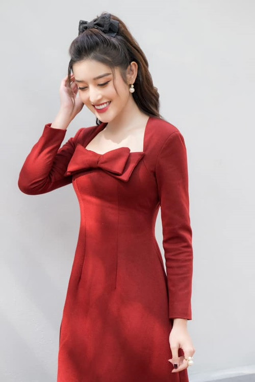 Tháng 12/2022, trong cuộc phỏng vấn với Tiền Phong, Nguyễn Trần Huyền My cho biết, cô chưa có bạn trai. Nàng hậu cho biết, cô sẽ chia sẻ thông tin về nửa kia khi cả hai chắc chắn về mối quan hệ. Ảnh: FBNV.