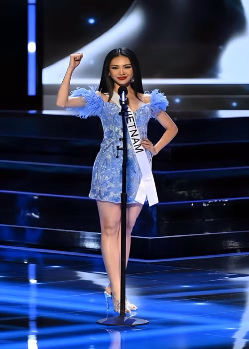 Bùi Quỳnh Hoa thể hiện khá tốt ở bán kết cuộc thi. Ảnh: FBNV.