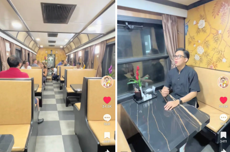 Trai nghiem tau 5 sao Ha Noi - Da Nang: Do an phuc vu tan giuong-Hinh-4