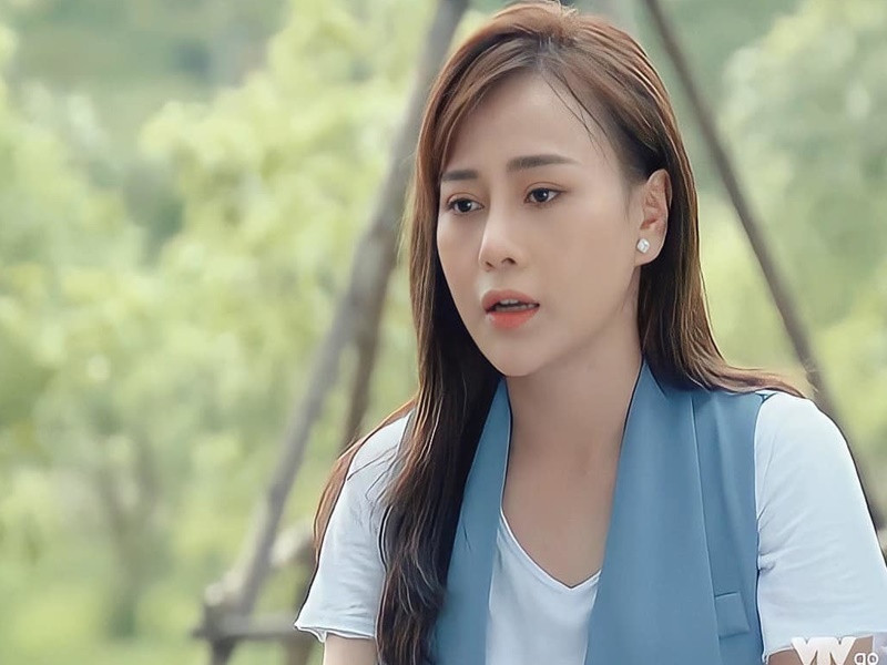 Phương Oanh vào vai Nam trong Hương vị tình thân. Sau phim này, cô chưa có dự án phim ảnh mới. 2 năm qua, Phương Oanh tập trung kinh doanh. Ảnh: VTV.