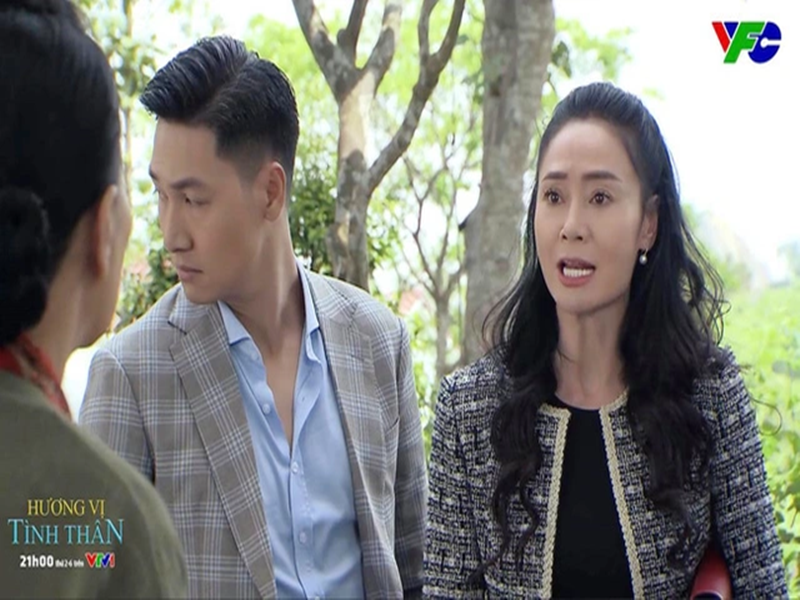 Bà Xuân của Hương vị tình thân - diễn viên Quách Thu Phương tham gia một số bộ phim trong 2 năm qua như: Đấu trí, Chạm vào hạnh phúc 2, Đừng nói khi yêu. Ảnh: VTV.