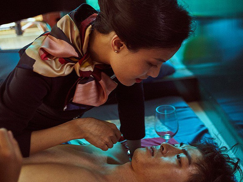 Lãnh Thanh gây chú ý khi đóng nhiều cảnh nóng trong bộ phim Chàng dâng cá nàng ăn hoa. Ảnh: Người Đưa Tin.