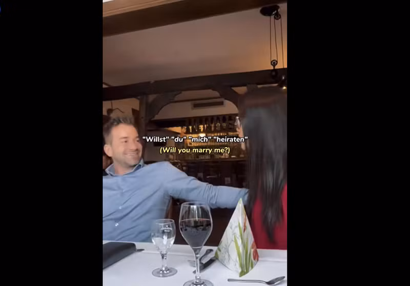 Minh Tu khoe cau hon thanh cong ban trai nguoi Duc