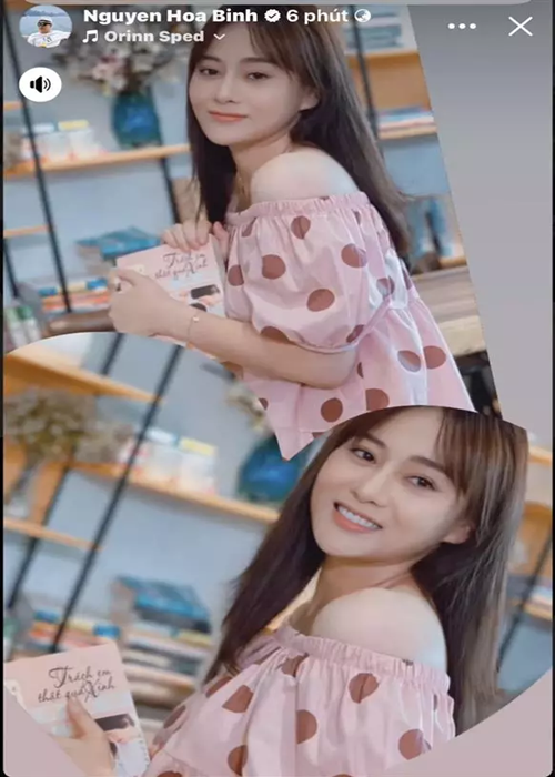 Nhan sắc của Phương Oanh vẫn rạng rỡ khi bầu bí. Ảnh: Gia Đình Việt Nam.