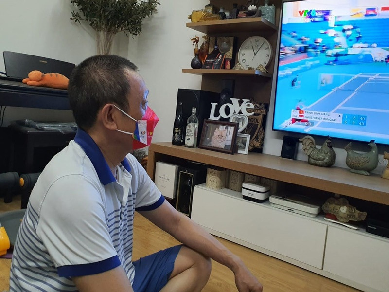 Nhà báo Lại Văn Sâm dành nhiều thời gian cho niềm đam mê với các môn thể thao. Ảnh: FBNV.