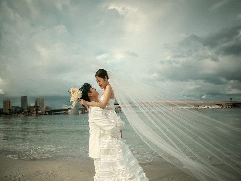 Buổi tiệc ở TP HCM là sự kiện ở nhà trai.