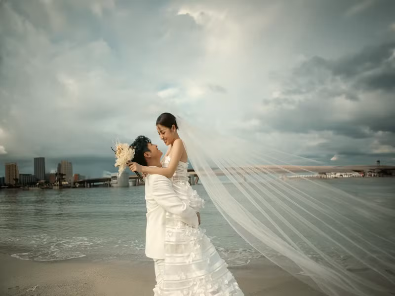 Buổi tiệc ở TP HCM là sự kiện ở nhà trai.