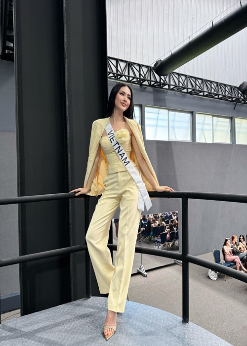 Ở bảng dự đoán thứ 2, đại diện Việt Nam vắng mặt. Còn ở bảng dự đoán đầu tiên, Bùi Quỳnh Hoa xếp thứ 18. Ảnh: Miss Universe Vietnam.