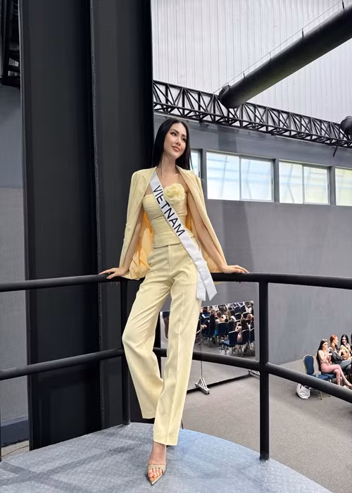 Ở bảng dự đoán thứ 2, đại diện Việt Nam vắng mặt. Còn ở bảng dự đoán đầu tiên, Bùi Quỳnh Hoa xếp thứ 18. Ảnh: Miss Universe Vietnam.