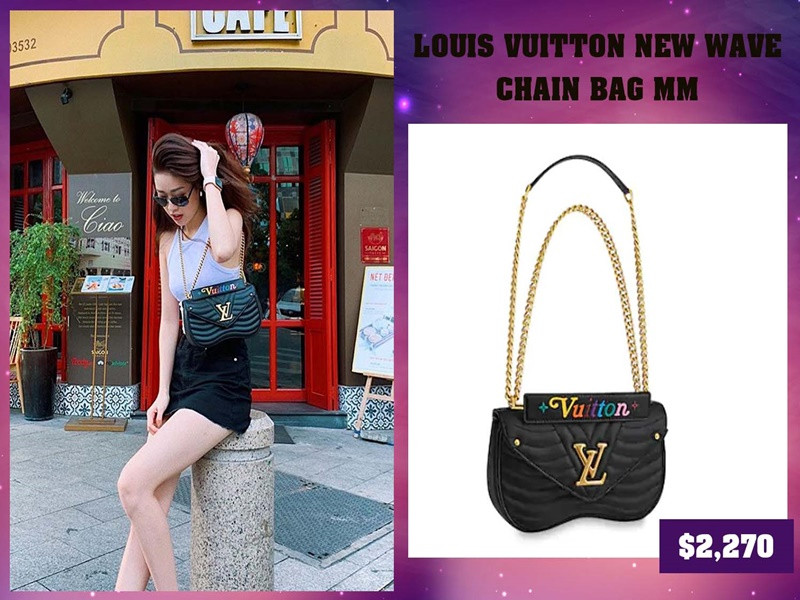 Người đẹp đeo túi xách hơn 50 triệu trong một lần xuống phố. Ảnh: Sức Khỏe Đời Sống.