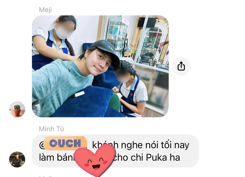 Dàn nghệ sĩ: Minh Tú, Duy Khánh, Jun Phạm... đều tút tát nhan sắc để dự đám cưới của Puka. Ảnh: FBNV.