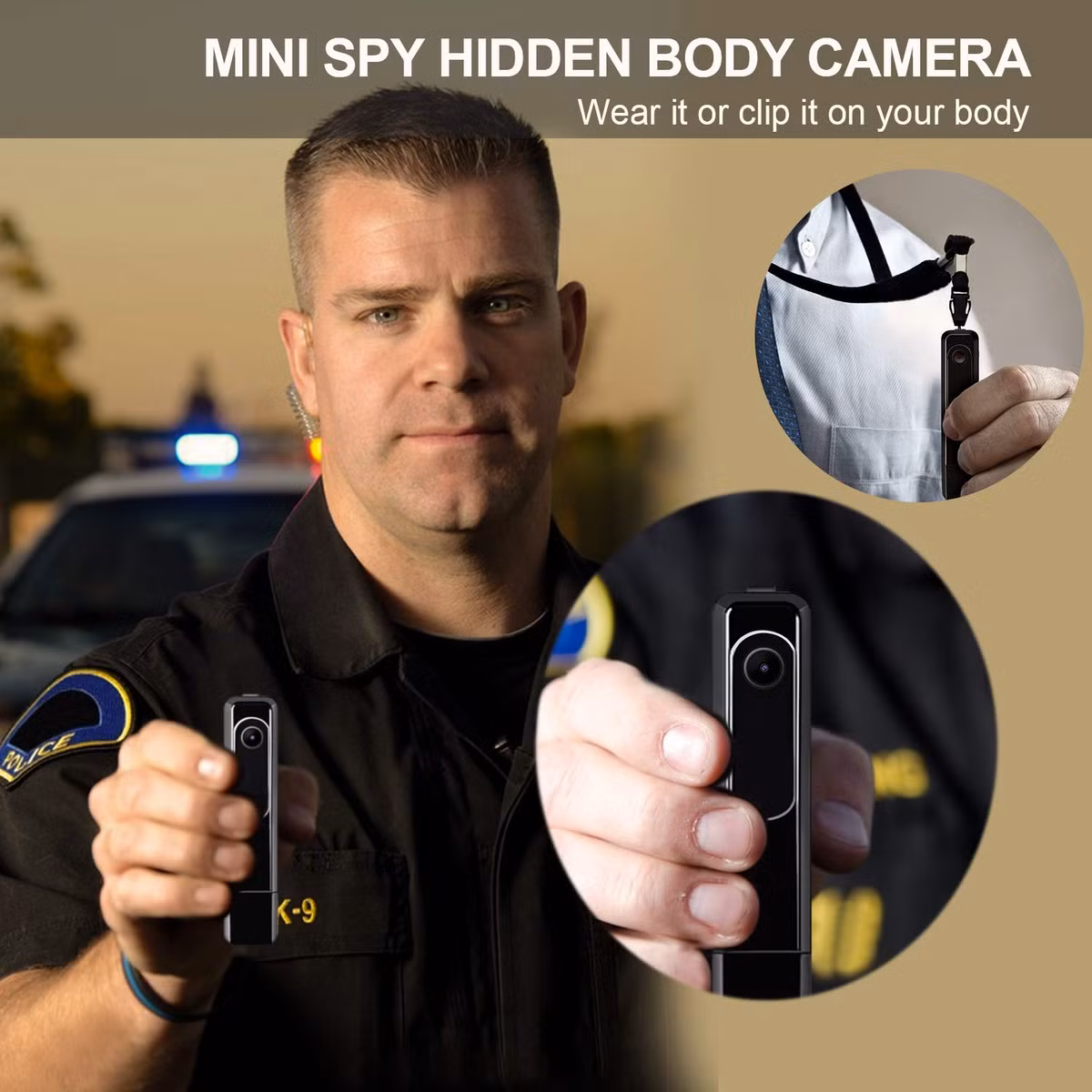 Ngoài những model camera gắn người phổ biến, Amazon còn bán một số thiết bị camera ẩn, được thiết kế rất nhỏ gọn, cách hoạt động thông minh, phù hợp với nhiều điều kiện, công việc khác nhau.