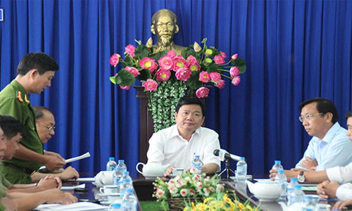 Bi thu Dinh La Thang khen Cong an pha nhanh an 