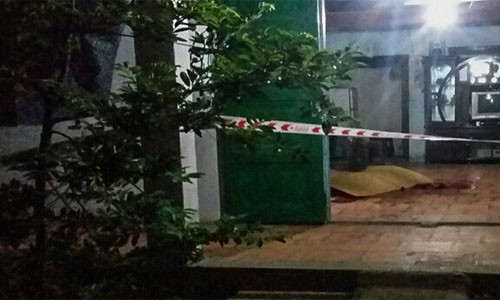 Hiện trường vụ án mạng.