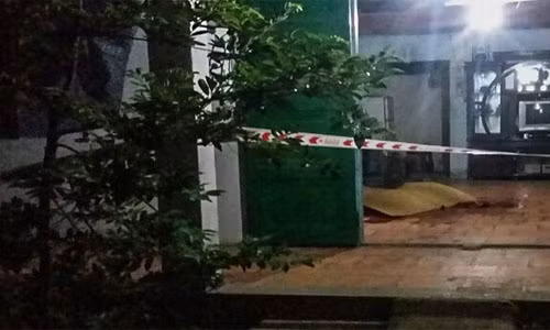 Hiện trường vụ án mạng.