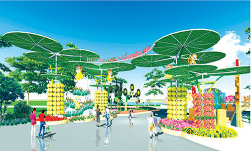 Dong Nai mo duong hoa Tran Bien 2016 dai gan 2km