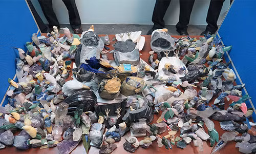 Hai kg ma tuy giau trong tuong da bi bat tai Tan Son Nhat