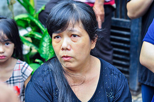 Bà Ngọc bàng hoàng trước cái chết của 4 người hàng xóm.