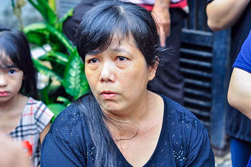 Bà Ngọc bàng hoàng trước cái chết của 4 người hàng xóm.