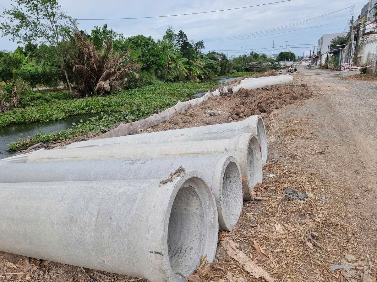 Tra Vinh: Can canh cong trinh thi cong duong Nguyen Trung Truc noi dai-Hinh-3