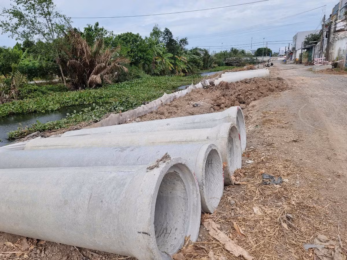 Tra Vinh: Can canh cong trinh thi cong duong Nguyen Trung Truc noi dai-Hinh-3