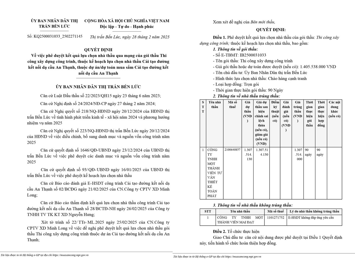 Trà Vinh: Liên danh 2 thành viên trúng gói thầu nâng cấp đường - Hình 2 Tra Vinh: Lien danh 2 thanh vien trung goi thau nang cap duong-Hinh-2