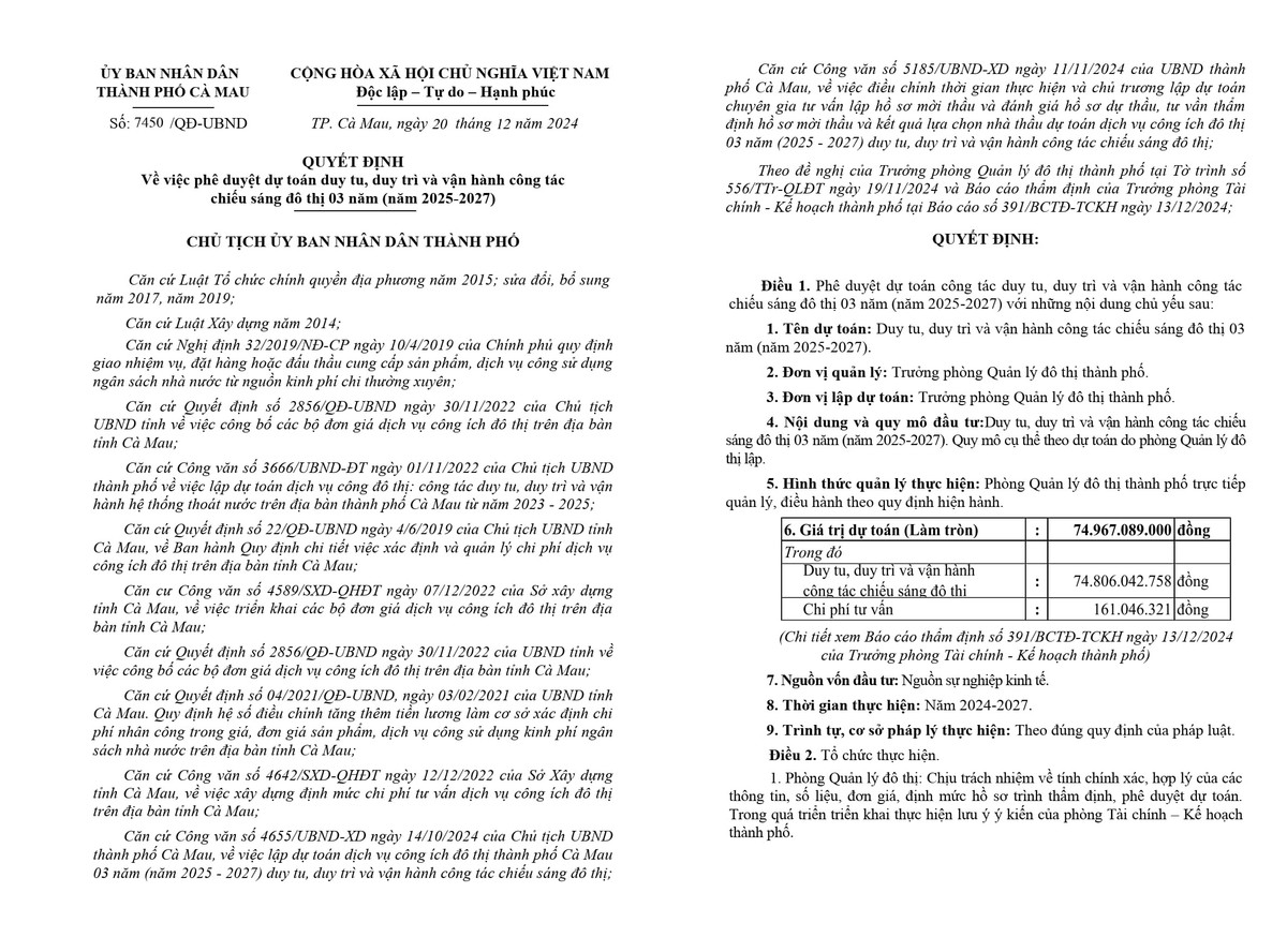 Cty CP Moi truong Do thi Ca Mau mot minh ve dich goi thau hon 54 ty-Hinh-2