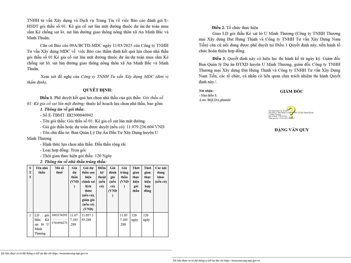 Kien Giang: Lien danh 2 thanh vien trung goi thau ke chong sat lo hon 11 ty