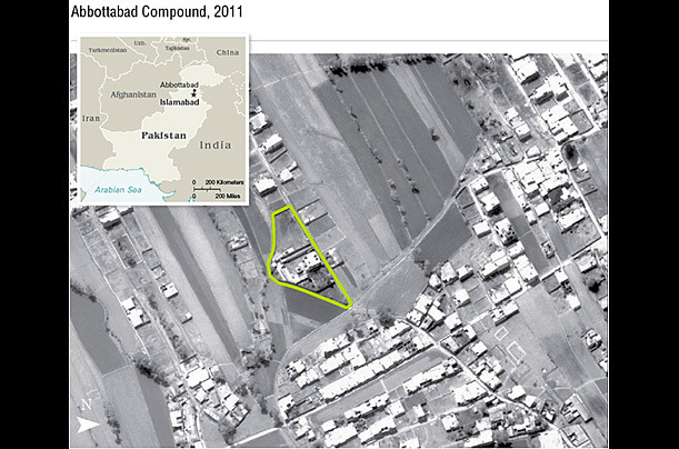 Theo đó, bin-Laden và một số tay sai thân tín sống trong "pháo đài" này. Đến cuối năm 2005, 3 người vợ và 4 con của trùm khủng bố dọn đến đây để gia đình đoàn tụ.