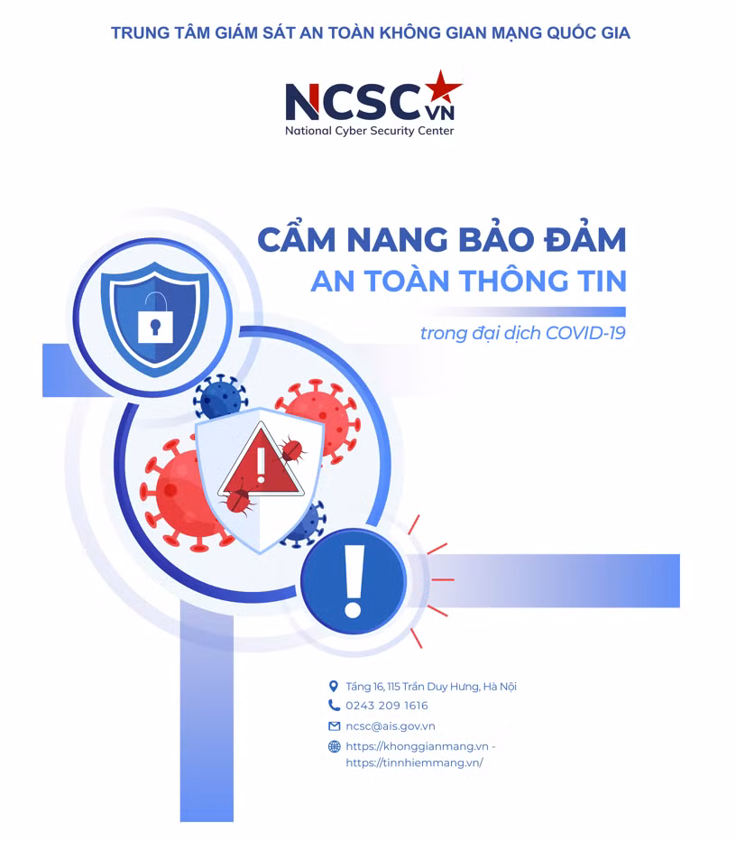 Cẩm nang Bảo đảm An toàn thông tin trong đại dịch COVID-19 Cam nang Bao dam An toan thong tin trong dai dich COVID-19