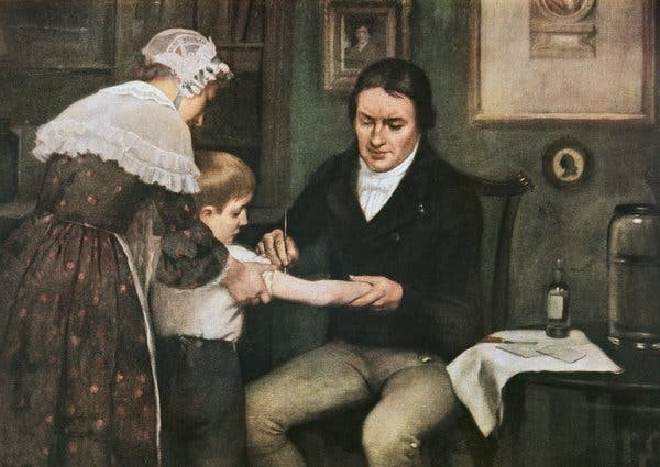 Đến năm 1798, bác sĩ Edward Jenner công bố kết quả thí nghiệm đặt nền móng cho việc tiêm chủng. Ông hoàn thành công nghệ chế tạo thuốc tiêm chủng gồm 3 bước.