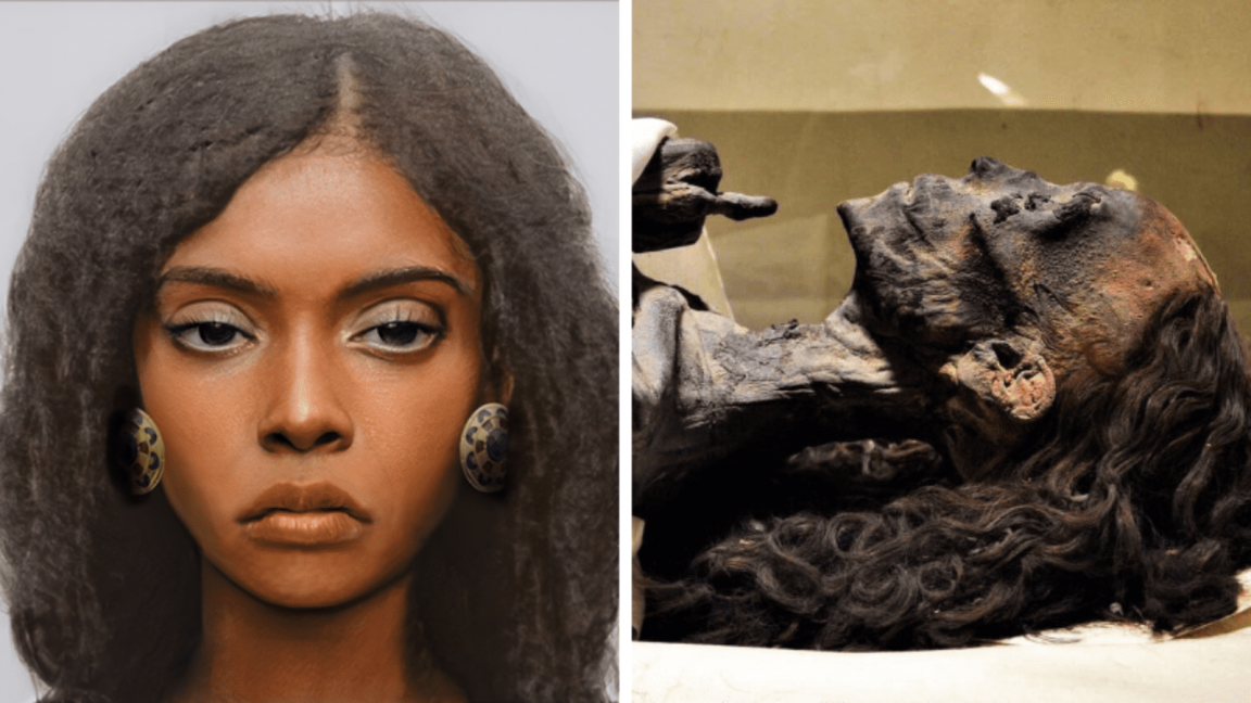 Từ đây, công chúng không khỏi tò mò nhan sắc của Nữ hoàng Tiye kiều diễm như thế nào khiến mọi người ngưỡng mộ. Để giải mã bí ẩn này, các nhà khoa học tiến hành phục dựng gương mặt của vợ pharaoh Amenhotep III.