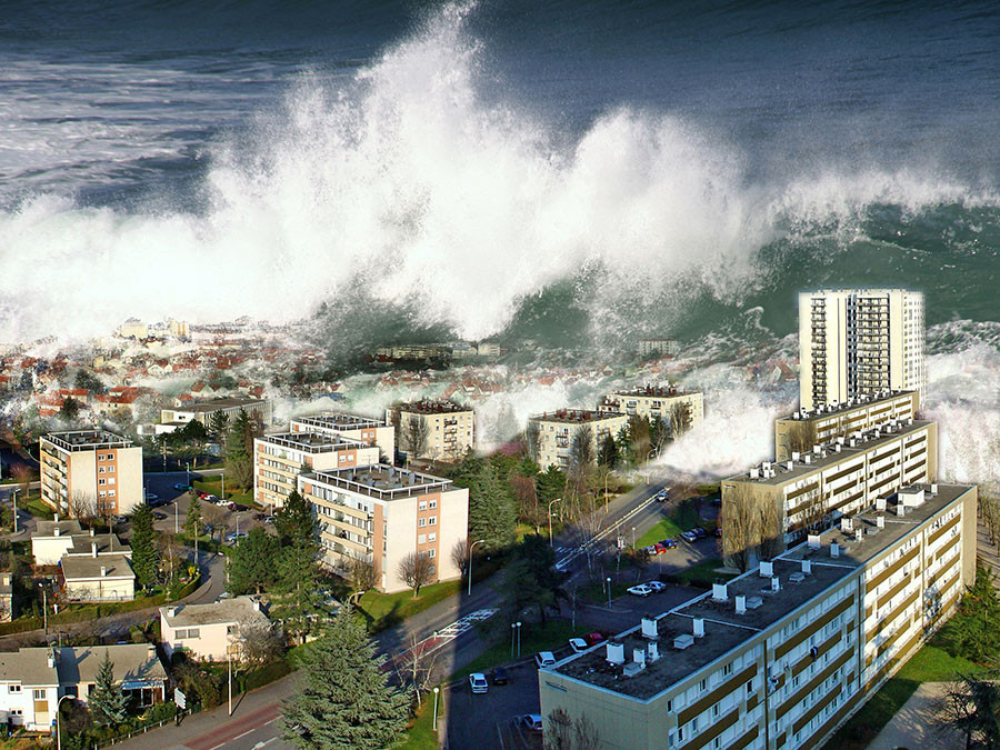 Theo kết quả nghiên cứu đăng trên tạo chí khoa học Nature, nhân loại sẽ có thể đối mặt với thảm họa toàn cầu trong khoảng 100 năm tới. Thảm kịch này xuất phát từ mực nước biển dâng cao và hiệu ứng nhà kính.