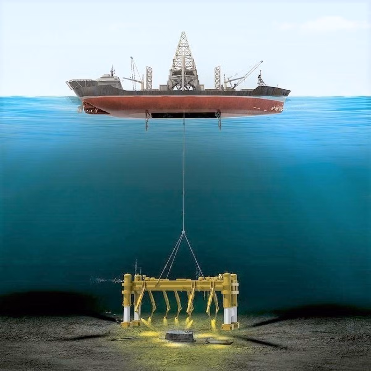 Biết được thông tin tàu ngầm K-129 của Liên Xô mất tích, giới chức Mỹ âm thầm cử lực lượng tìm kiếm. Theo đó, vào ngày 20/8/1968, xác tàu ngầm được phát hiện ở vị trí cách Hawaii 2.414 km về phía Tây Bắc, ở độ sâu 5.029 mét so với mặt nước biển.