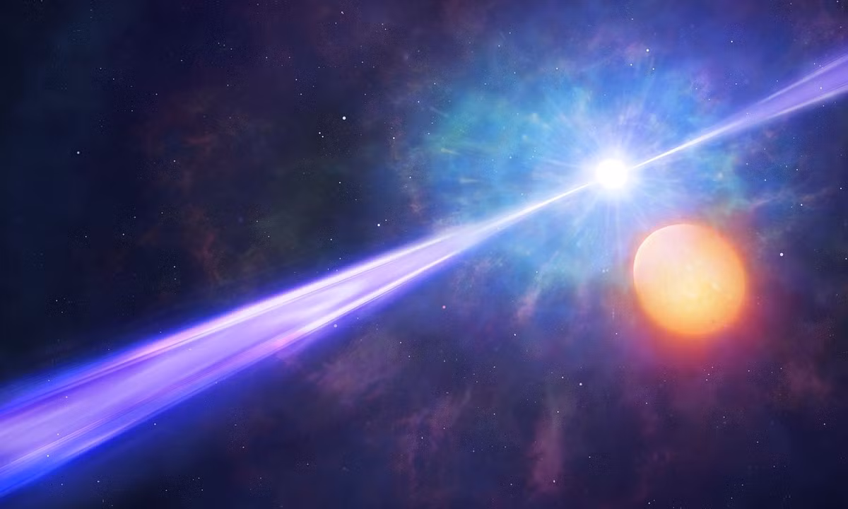 Theo tính toán của các chuyên gia, ước tính một vụ nổ tia gamma có thể phóng ra hàng tấn tia gamma phóng xạ năng lượng cực cao vào vũ trụ.