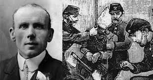 Ba tuần sau, John Lee thi hành án tử tại nhà tù Exeter ở hạt Devon. Gã được đưa lên giá treo cổ trước sự chứng kiến của các cán bộ thi hành án. Thế nhưng, phần cửa sập dưới chân tử tù không di chuyển khi cần gạt được kéo. Vì vậy, John Lee tránh được "tử thần" lần đầu tiên.