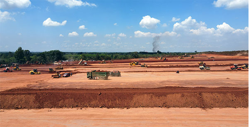 Tien do thi cong Du an san bay Long Thanh den dau?