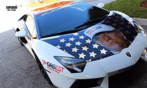 Ngoài ra, màu bạc, trắng cũng khá hợp với mệnh của vị Tổng thống Mỹ vừa đắc cử. Ảnh: Fox News.