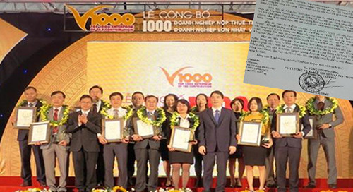 Tổng cục Thuế yêu cầu đơn vị tổ chức V1000 gỡ bỏ hoàn toàn thông tin liên quan đến cơ quan này trong các tài liệu liên quan đến sự kiện. Ảnh: VTC News. Tổng cục Thuế yêu cầu đơn vị tổ chức V1000 gỡ bỏ hoàn toàn thông tin liên quan đến cơ quan này trong các tài liệu liên quan đến sự kiện. Ảnh: VTC News.