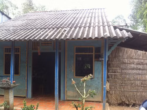 Ngôi nhà, nơi anh em An-Long sinh sống trước khi vụ việc xảy ra.