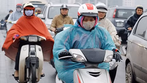 Khong khi lanh tang cuong tran ve, mien Bac chuyen mua ret