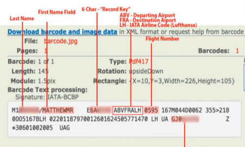 Kẻ trộm có thể ăn cắp thông tin cá nhân của bạn qua mã vạch trên vé máy bay.