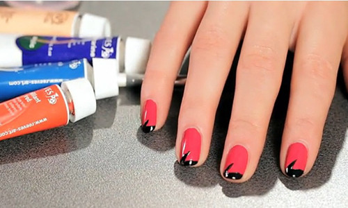 Bộ móng đẹp sau khi sơn.