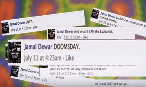 Những bài đăng dự báo trước cái chết.