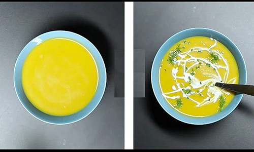 Món ăn bình thường được trang trí độc đáo và ngon mắt hơn.