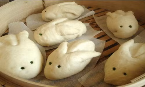 Kiểu nặn bánh bao mới lạ.