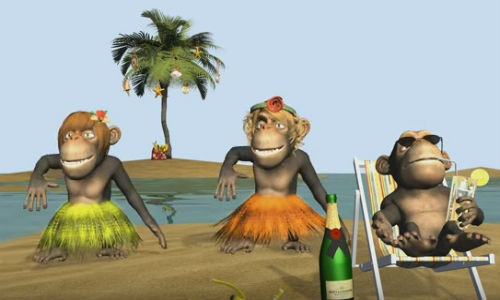 Video dễ thương chào đón năm mới.