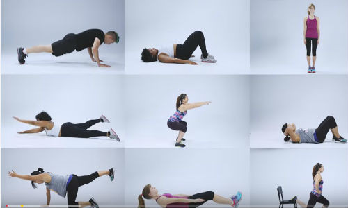 Những bài tập thể dục đơn giản không mất nhiều thời gian.