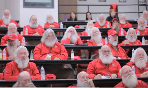 Lớp học ông già Noel.